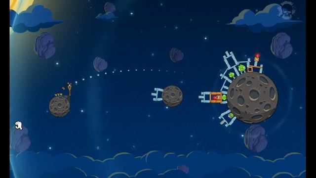 Angry Birds Space gameplay смотреть онлайн