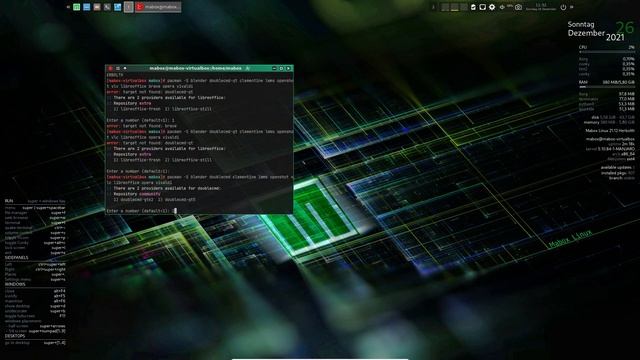 Mabox Linux 21.12 Herbolth - Installation in VirtualBox смотреть онлайн