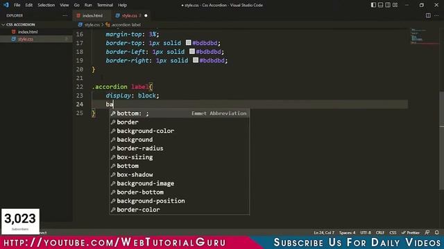 ? How To Make Simple CSS Accordion | Accordion Design Using HTML And CSS @WebTutorialGuru смотреть онлайн