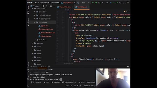 Integrating d3.js with React - World Map Widget - World Map Widget Component смотреть онлайн