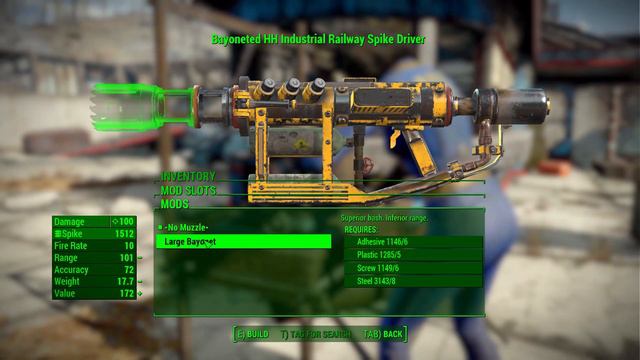 Fallout 4 Mods - HH Tools Industrial Railway Spike Driver смотреть онлайн