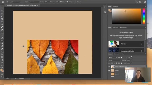 Photoshop Holiday Card with Zoe Tessier смотреть онлайн