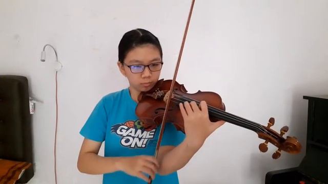 D major scale Carl Flesch no. 5 смотреть онлайн