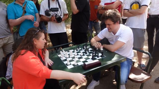 Judit Polgar Tricks Magnus Carlsen