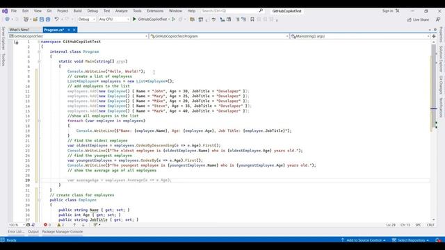How to Use AI GitHub Copilot in Visual Studio 2022: Live Demo смотреть онлайн