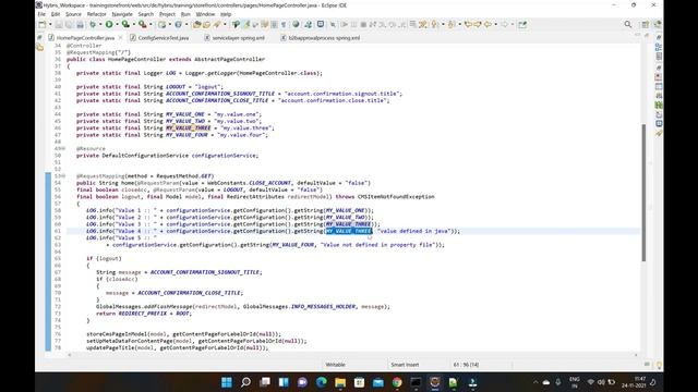 How to configure and read static & dynamic properties in SAP Hybris | Hybris tutorial for Beginners смотреть онлайн