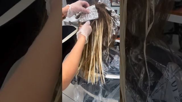 BALAYAGE ? #shatush#balayage#matrix#haircolorist#фарбування#hairlong#haircolor#airtouch#totalblonde смотреть онлайн