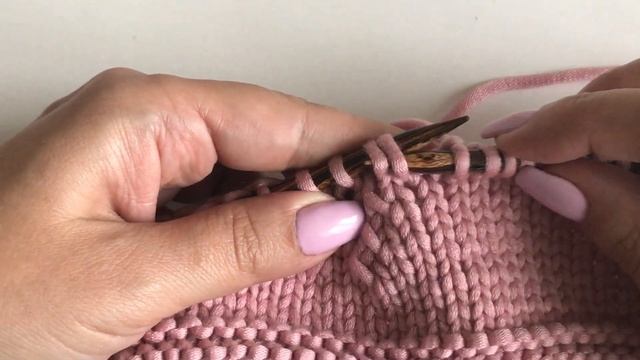 Убавление петель спицами смотреть онлайн