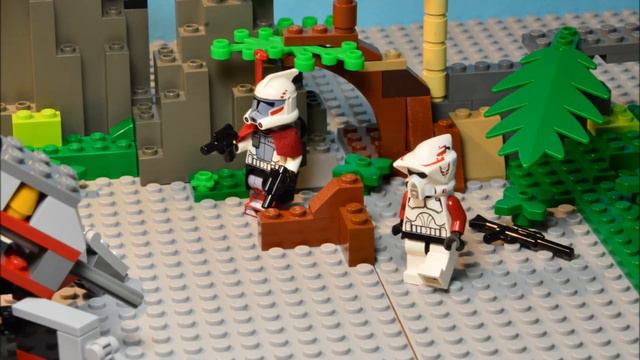 Elite Clone Trooper & Commando Droid LEGO Star Wars 9488 set - Review, Stop motion, Time-Lapse buil смотреть онлайн