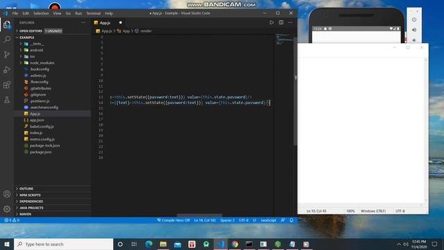 #React-Native TextInput compare & validation with UI styles+TextInput's onChangeText prop смотреть онлайн