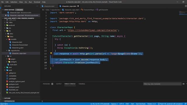 Flutter - Приложение "Rick and Morty. Найди персонажа". Часть 1/3 смотреть онлайн