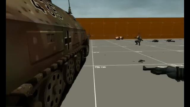 Garry's Mod WW2 Halftrack AI Drived Test смотреть онлайн