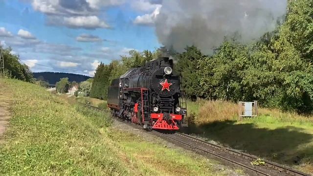 Рускеальский Экспресс. Едем на паровозе в горный парк Рускеала. смотреть онлайн