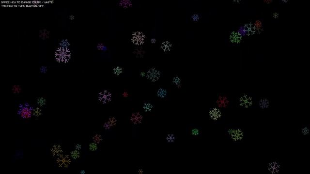 Snowflakes Falling || Raylib & Go смотреть онлайн