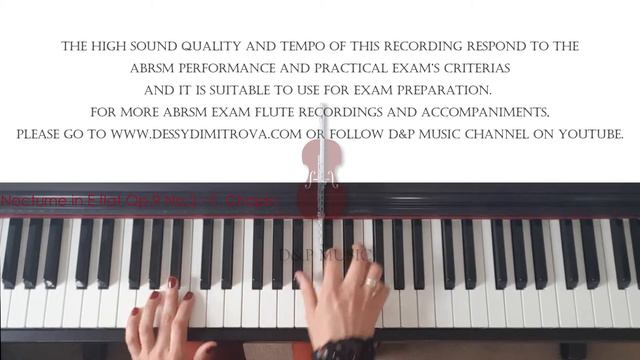 ABRSM Grade 6 Flute B2 F. Chopin Nocturne in E flat op.9 no.2 (piano accompaniment) смотреть онлайн