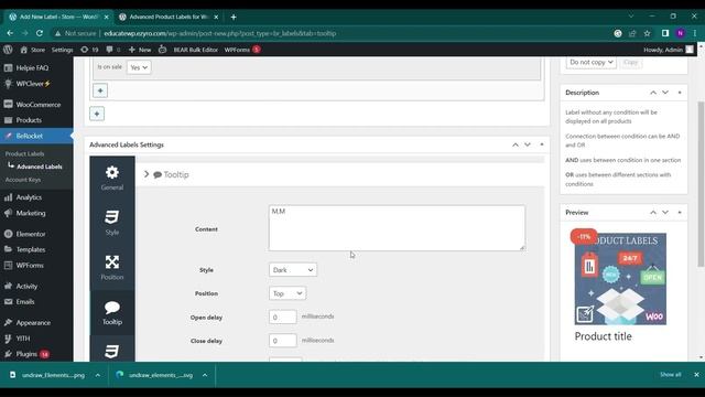 How to Add Product labels using Advanced Product Labels for WooCommerce | EducateWP 2022 смотреть онлайн