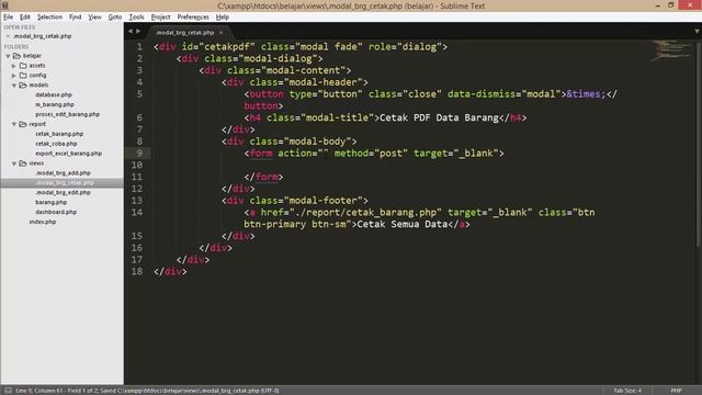 Membuat Report PDF per Periode Tanggal dengan PHP mysqli dan html2pdf (12) смотреть онлайн