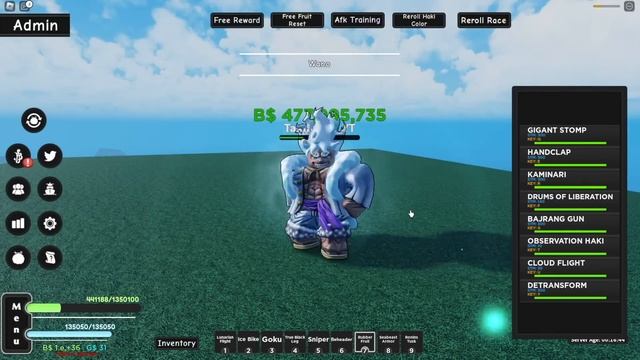 [AOPG] Gear 5 Revamped/Buff Full Showcase And How To Get! A One Piece Game | Roblox