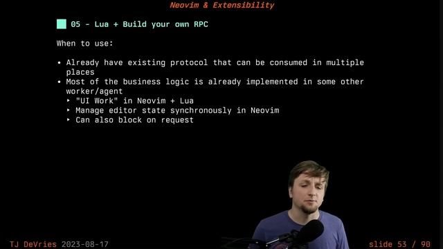 Neovim & Extensibility - My Talk from Jane Street смотреть онлайн