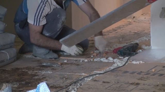 Как сделать маяки для стяжки, стяжка по экструдированному пенополистиролу из пескобетона смотреть онлайн