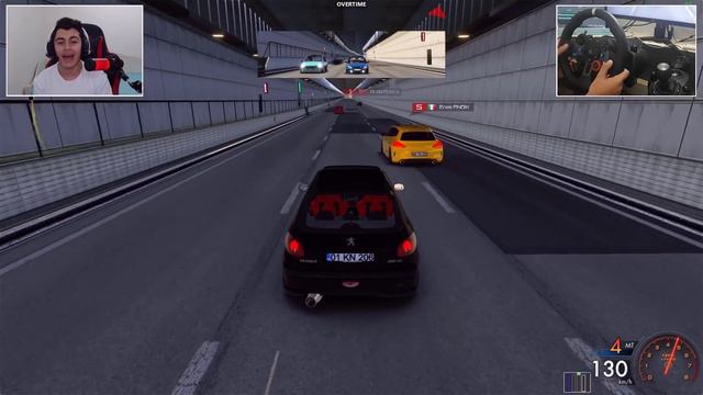 OTOBAN FARESİ 206 İLE MAKAS SHOW !! ASSETTO CORSA смотреть онлайн