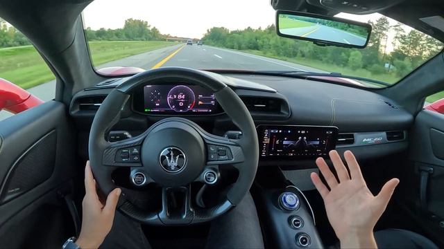 2022 Maserati MC20 - POV Driving Impressions смотреть онлайн