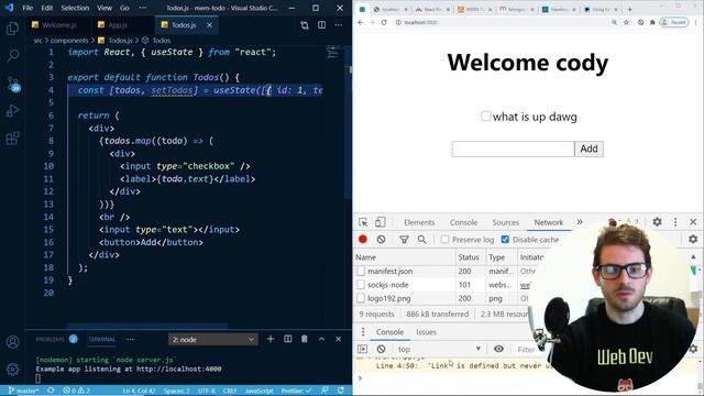 Live coding MERN stack todo list with authentication смотреть онлайн