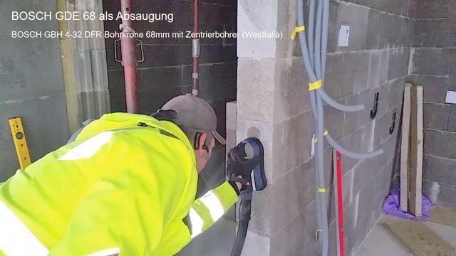 Erster Arbeitsversuch mit BOSCH GDE 68 Professional смотреть онлайн