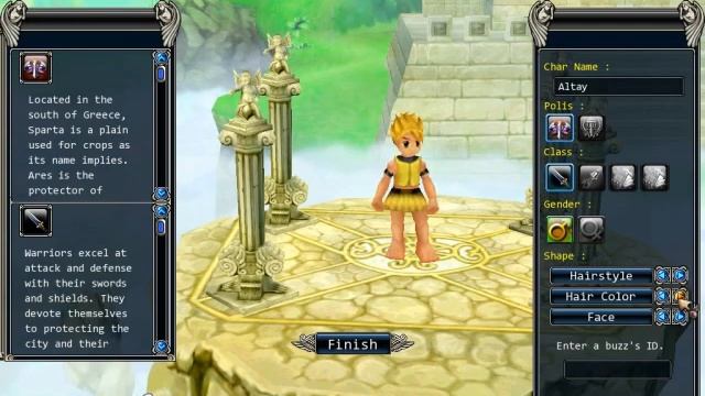 GodsWar Online Character Creation смотреть онлайн
