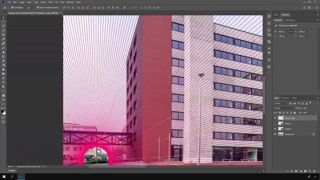 Photoshop - perspective design tricks смотреть онлайн
