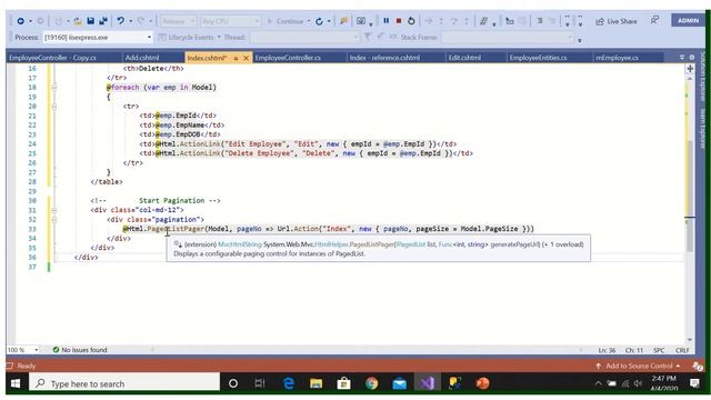 Part-8 - Paging in MVC смотреть онлайн