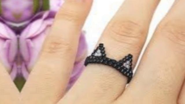 ~ Идеи для колец из бисера! ~ простые и сложные кольца~ смотреть онлайн