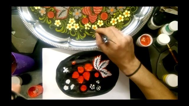 Мастер-класс по хохломской росписи смотреть онлайн