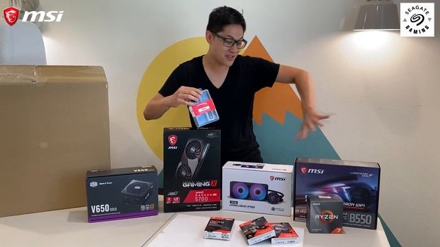 New Gaming PC Review & Giveaway | MSI B550 AMD Ryzen 7 3800XT Seagate FireCuda 520 смотреть онлайн