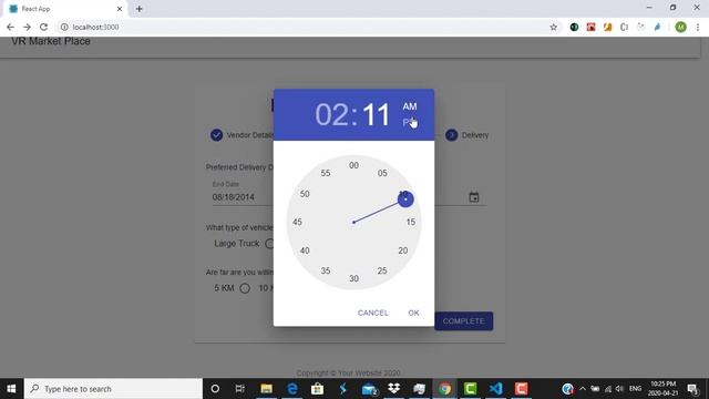 React UI Material - Market Register смотреть онлайн