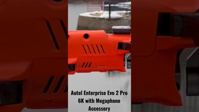Autel Enterprise Evo 2 Pro 6K with Megaphone speaker accessory attached.Lots of love for this drone смотреть онлайн