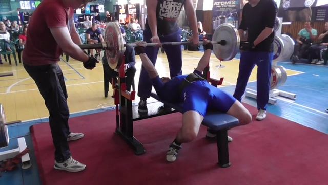 477 Порошин Александр. ПОПЫТКА. Жим лежа 130 кг. Кубок Украины 2015 (UPC) смотреть онлайн