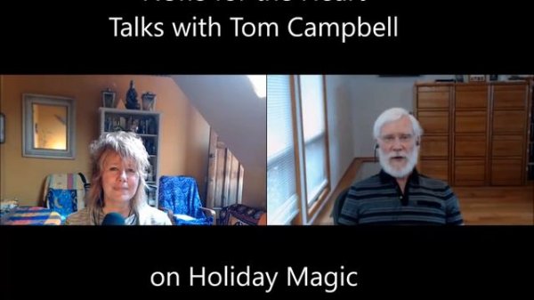 Laurie Huston with Tom Campbell on Holiday Magic!