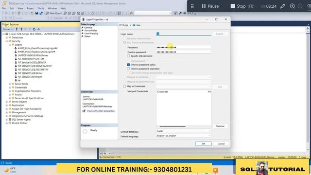 Microsoft SQL Server Error 18456 || Login Failed For Users || SQL Server Authentication || #sql смотреть онлайн