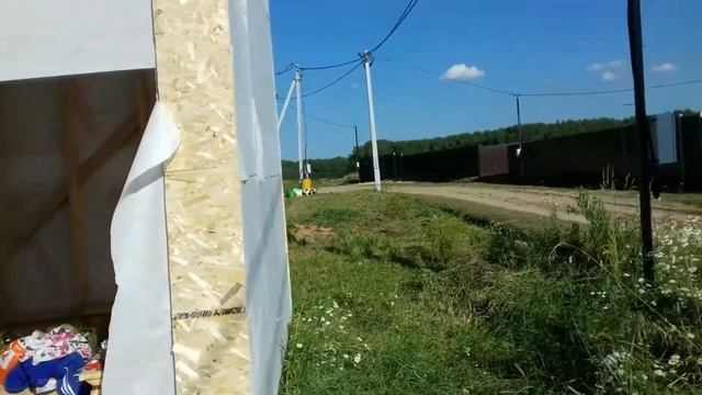 Дачный домик/ Отделка стен плитами ОСБ/ утепление пола в 100 мм смотреть онлайн
