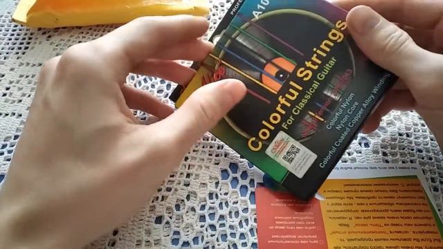 Распаковка цветных струн с китая. смотреть онлайн