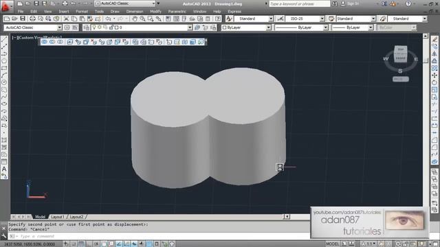 Autocad unir dos solidos смотреть онлайн