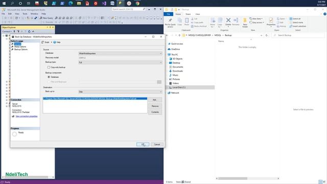 Backup and Restore SQL Server Database Using SSMS смотреть онлайн