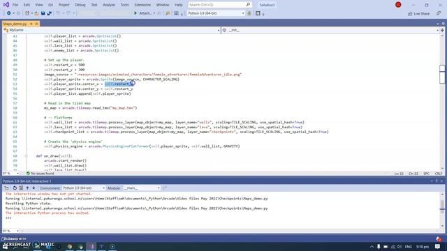 Python Arcade - checkpoints смотреть онлайн