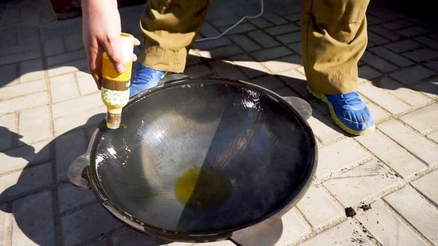 Обжиг казана. Как обжечь новый чугунный казан и подготовить его к эксплуатации смотреть онлайн