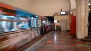 81-740/741.1 «Русич» (Путешествие по России) на станции метро Кропоткинская,Сокольническая линия.