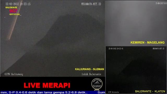 Live Streaming Merapi Volcano Eruption - Yogyakarta and Central Java, Indonesia 22-08-2022 смотреть онлайн