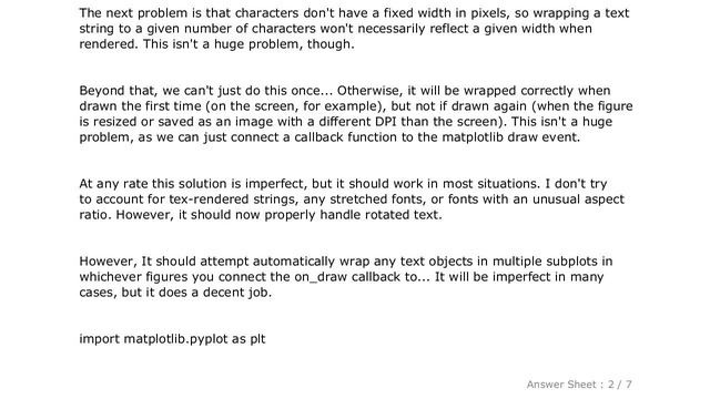 PYTHON : Text box with line wrapping in matplotlib? смотреть онлайн