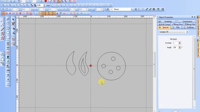 How To Use Complex Fill In Wilcom Embroidery Studio | Complex Fill Fusion Fill смотреть онлайн