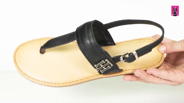 Видеообзор I Женские сандалии TOMMY HILFIGER HARDWARE TH FLAT LEATHER SANDAL 2579748 смотреть онлайн
